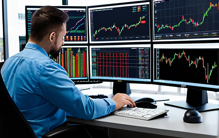 Technical Analysis Workplace**

A focused trader, fully clothed in modest business casual attire, analyzing digital currency charts on a multi-monitor setup in a modern office. The charts display various technical indicators: Moving Averages, RSI, and MACD. Add financial news articles visible in the background. Safe for work, appropriate content, perfect anatomy, professional, natural proportions, well-formed hands, proper finger count.

**