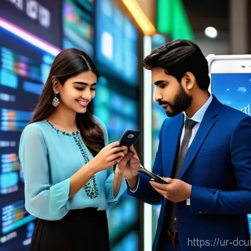 디지털화폐와 블록체인 기술 - **Prompt 1: The Dawn of Digital Finance in Pakistan**
    "A vibrant, optimistic scene in a modern P...