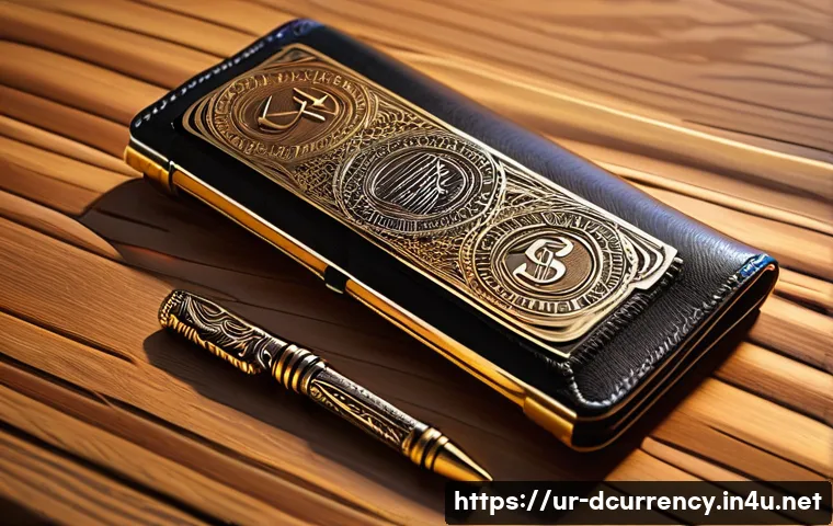디지털화폐 거래소 안전성 - A modern, sleek hardware cryptocurrency wallet device placed on a traditional wooden desk with Urdu ...