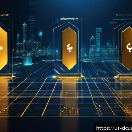 Home 32 디지털화폐 시장의 성장 - A vibrant, detailed illustration of a modern blockchain network interface tailored for Urdu-speaking...