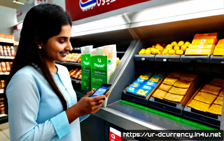 Home 17 디지털화폐와 금융 혁신 - Photorealistic modern financial innovation scene in Karachi, Pakistan: a Pakistani woman in modest s...